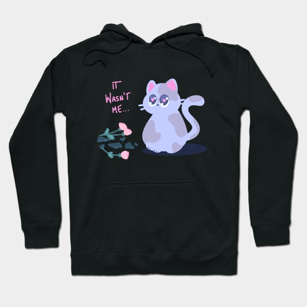 Mischievous Catto Hoodie by silly cattos